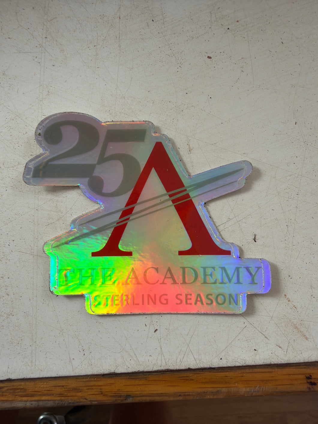 25th Sterling Silver Anniversary Stickers